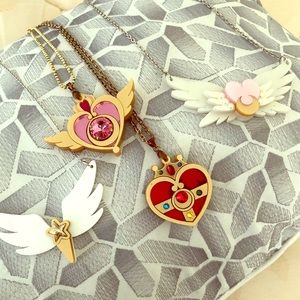 Sailor moon necklaces
